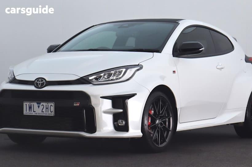 White 2021 Toyota GR Yaris Hatchback Rallye