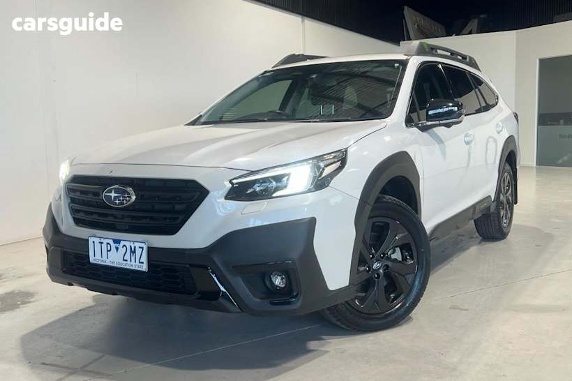 White 2021 Subaru Outback SUV AWD SPORT 4WD