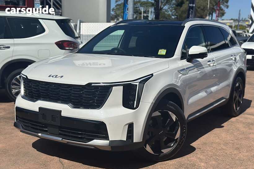 White 2025 Kia Sorento Wagon Gt-Line Hev Awd