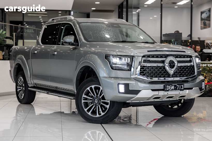 Grey 2024 GWM Cannon Alpha Ute Tray ULTRA 4WD