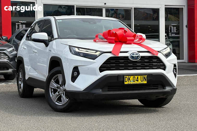 White 2024 Toyota RAV4 SUV GX F