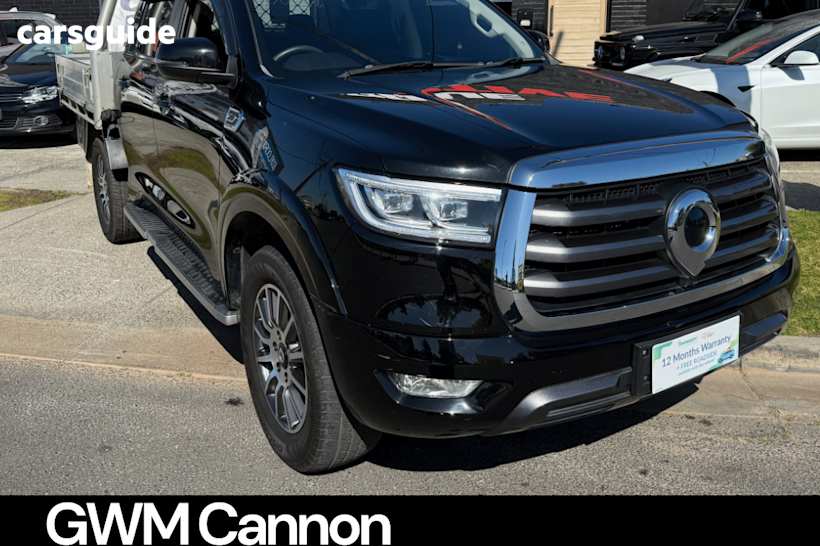 Black 2022 GWM UTE Dual Cab Utility Cannon (4X4)