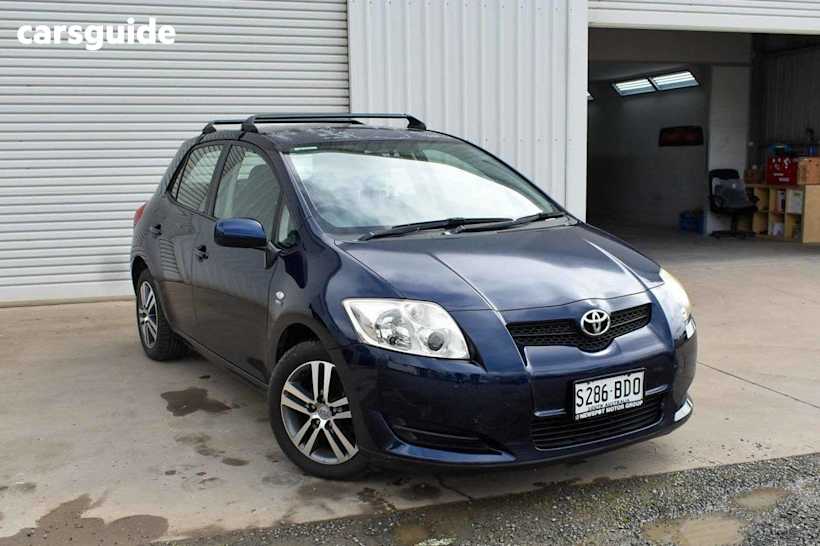 Blue 2008 Toyota Corolla Hatchback Ascent