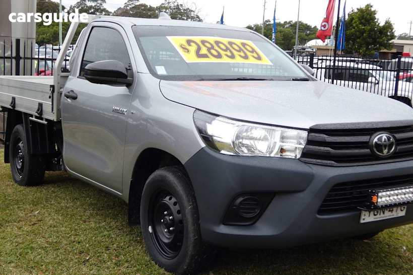 Grey 2021 Toyota Hilux Cab Chassis Workmate (4X2)