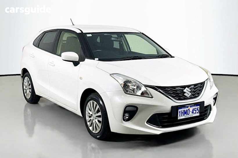 White 2019 Suzuki Baleno Hatchback Gl