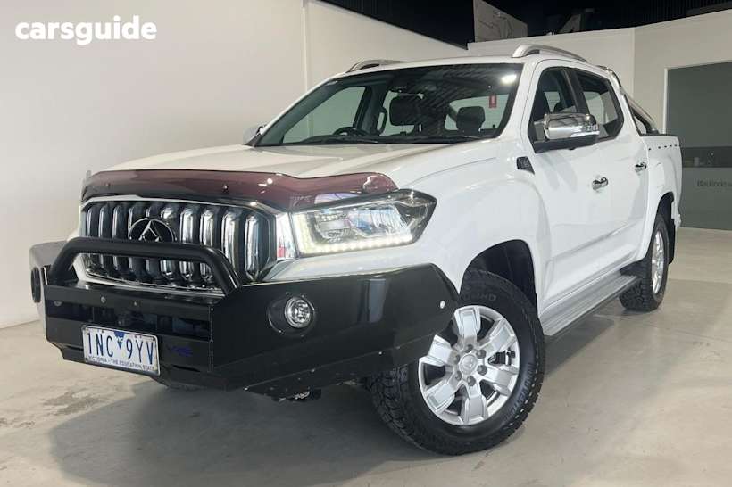White 2018 LDV T60 Ute Tray LUXE 4X4