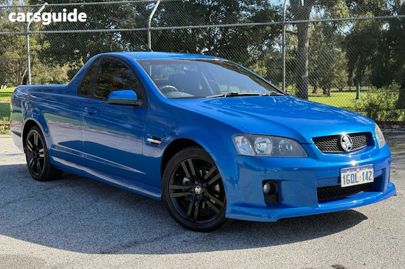 Blue 2010 Holden Commodore Utility Sv6