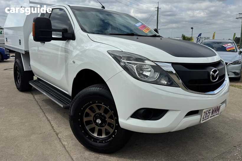 White 2016 Mazda BT-50 Ute Tray XT HI-RIDER