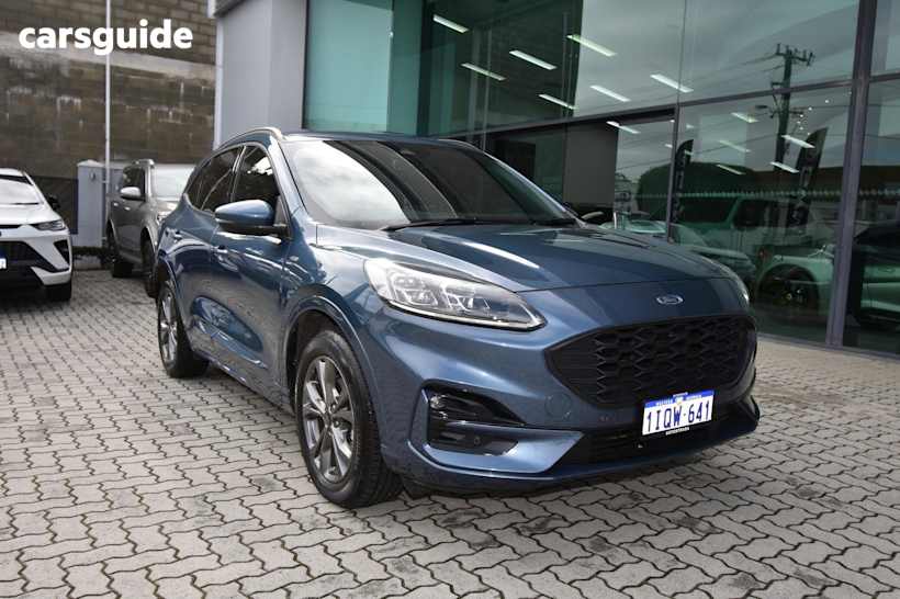 Blue 2022 Ford Escape SUV ST-LINE F
