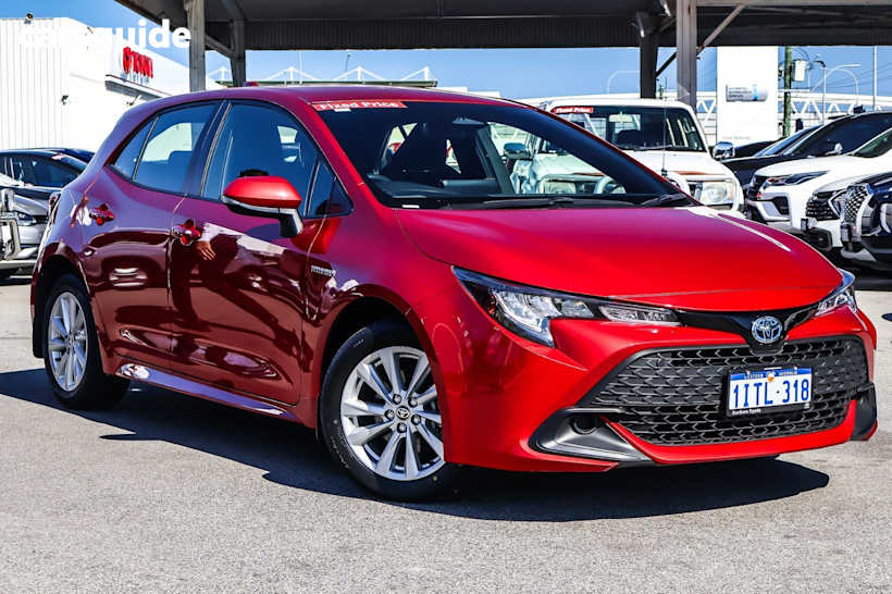 Red 2024 Toyota Corolla Hatch ASCENT SPORT HYBRID F