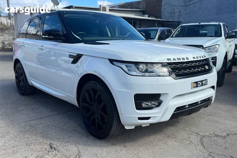 White 2013 Land Rover Range Rover Sport SUV TDV6 SE 4X4