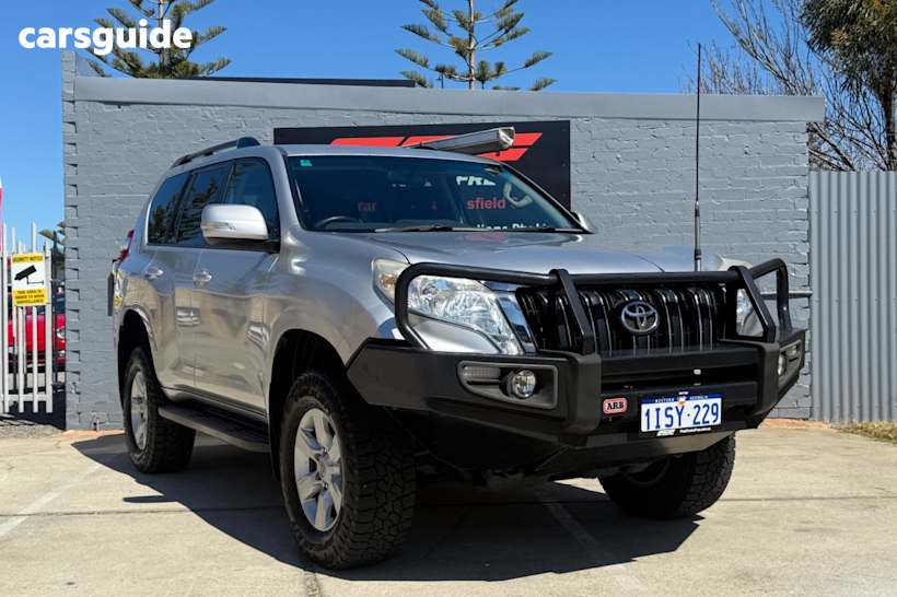 Silver 2015 Toyota Landcruiser SUV PRADO GXL (4X4) KDJ150R MY14