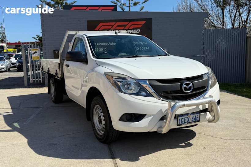 White 2016 Mazda BT-50 Ute Tray XT R