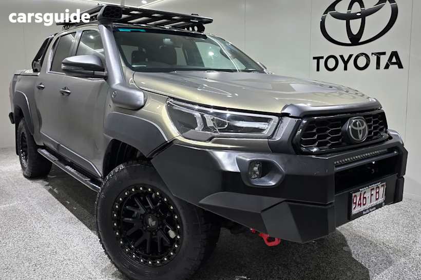 Brown 2022 Toyota Hilux Ute Tray RUGGED X 4X4