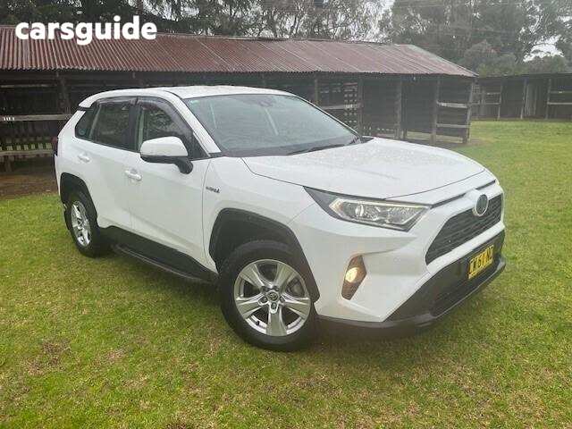 White 2020 Toyota RAV4 Wagon Gx Awd Hybrid