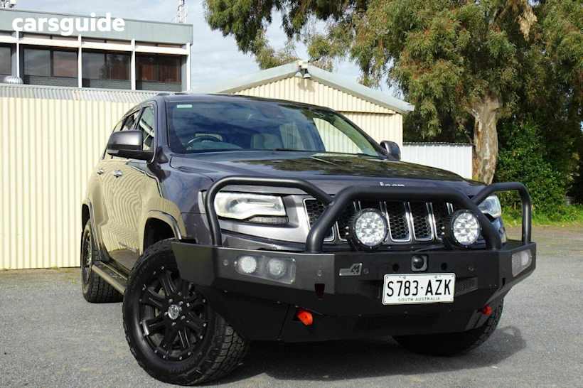 Grey 2013 Jeep Grand Cherokee SUV OVERLAND