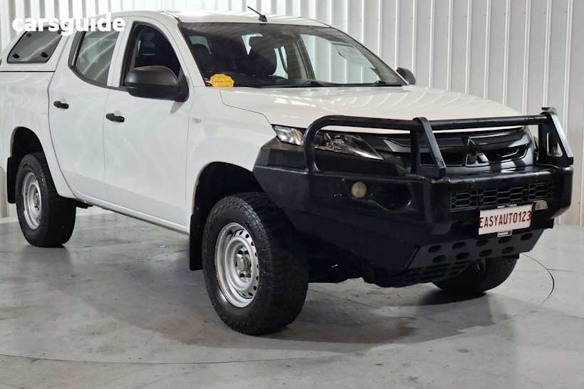 White 2019 Mitsubishi Triton Double Cab Pick Up Glx Adas