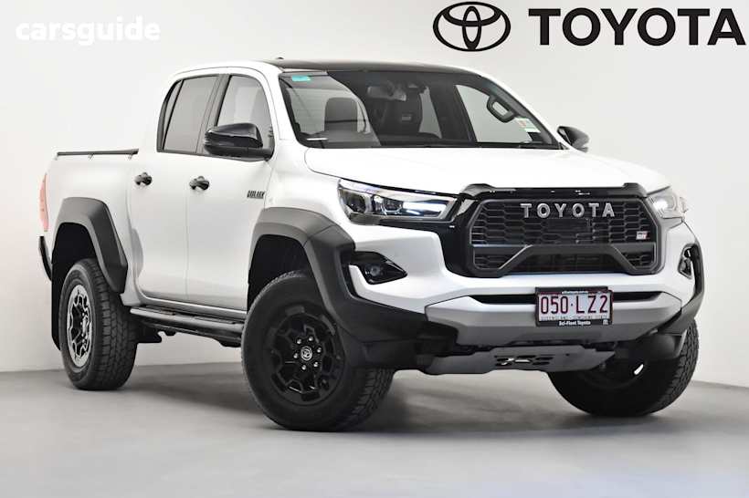 White 2024 Toyota Hilux Ute Tray GR SPORT 4X4