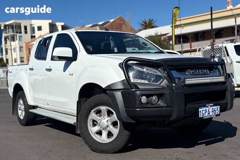 White 2018 Isuzu D-MAX Ute Tray LS-M 4X4