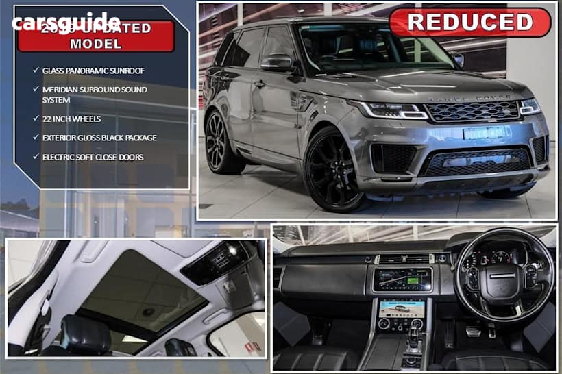 Grey 2018 Land Rover Range Rover Sport SUV SDV6 HSE 4X4