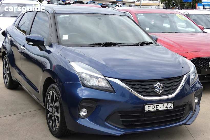 Blue 2021 Suzuki Baleno Hatch GLX F
