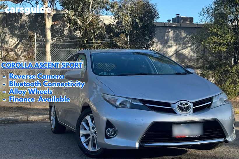 Silver 2013 Toyota Corolla Sedan ASCENT SPORT F