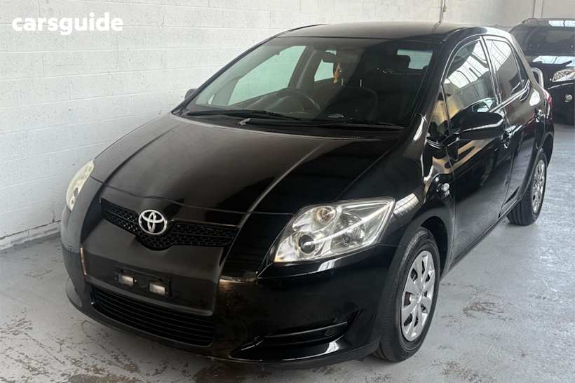 Black 2007 Toyota Corolla Hatchback Ascent