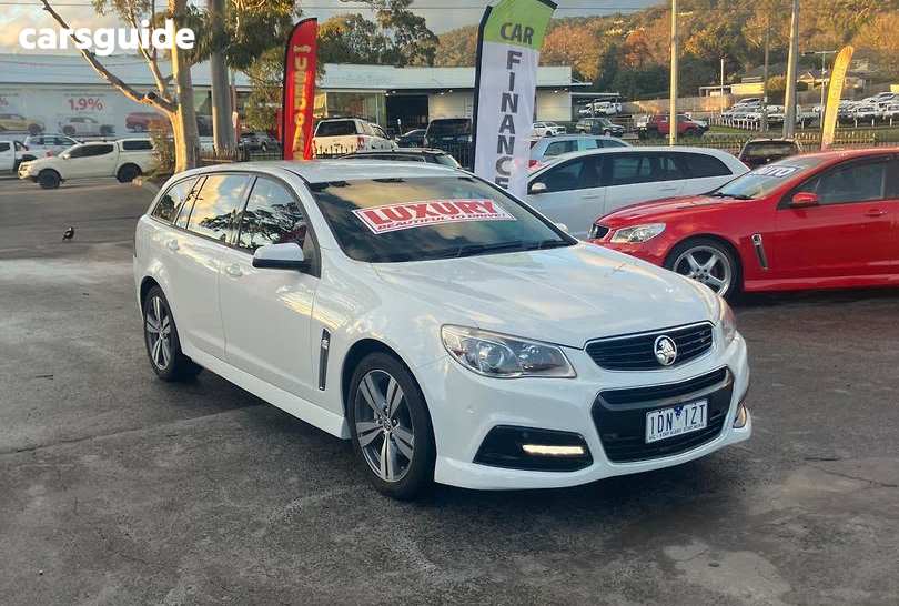 White 2013 Holden Commodore SUV SV6 R