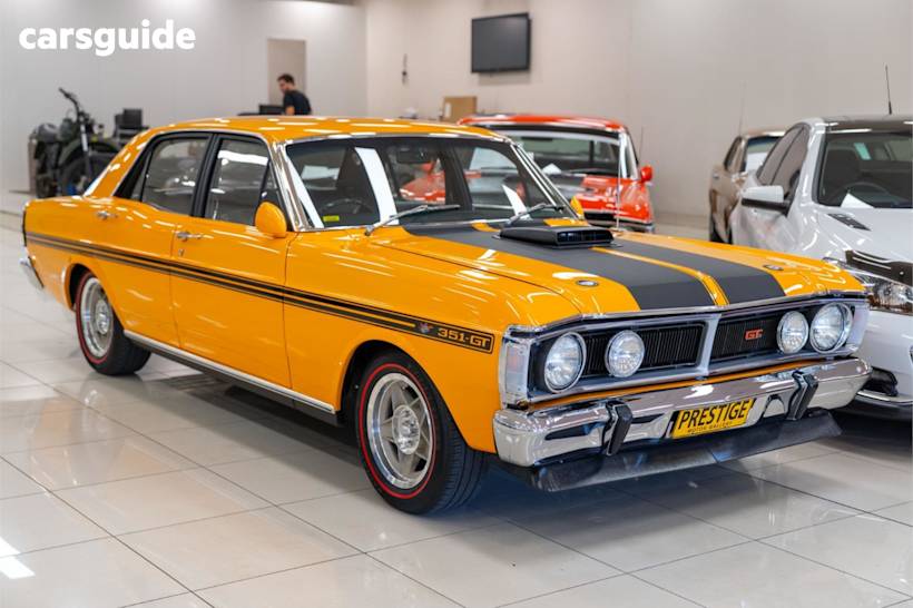 Orange 1970 Ford Falcon Sedan Gt