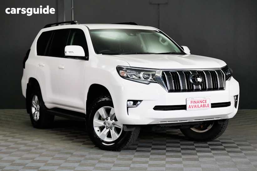White 2023 Toyota Landcruiser Prado Wagon Gxl Flat Tailgate