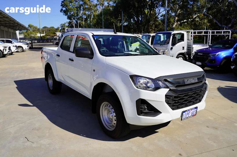 White 2025 Isuzu D-MAX Ute Tray SX 4X4