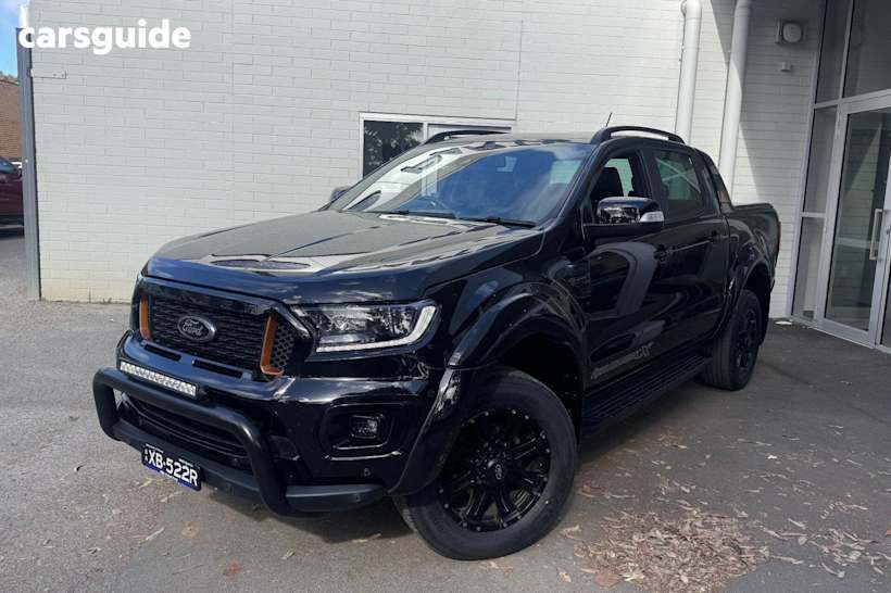Black 2022 Ford Ranger Double Cab Pick Up Wildtrak 2.0 (4X4)