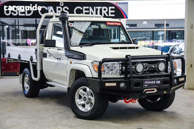 White 2020 Toyota Landcruiser Ute Tray GXL 4X4