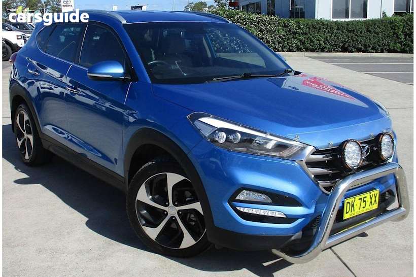 Blue 2016 Hyundai Tucson Wagon Elite (Awd)