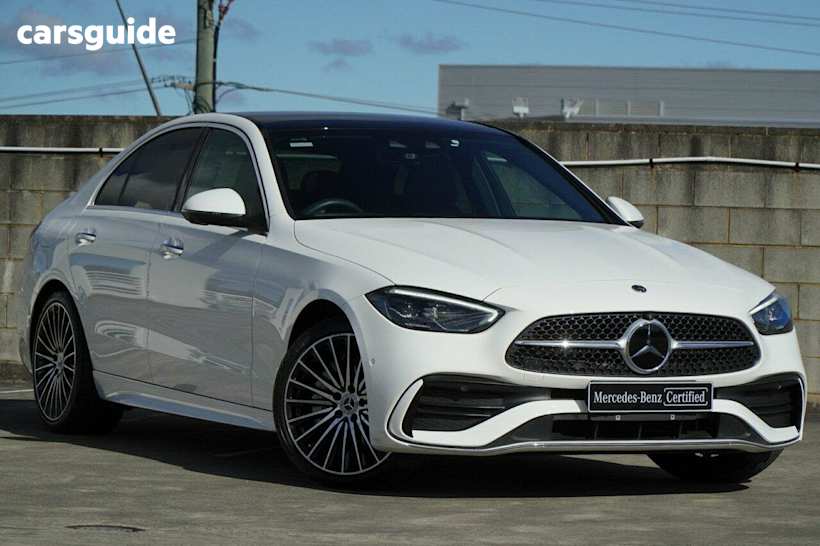 White 2023 Mercedes-Benz C-CLASS Sedan C300 R
