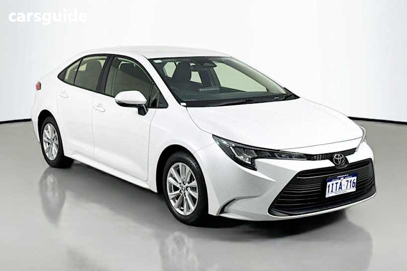 White 2024 Toyota Corolla Sedan ASCENT SPORT F