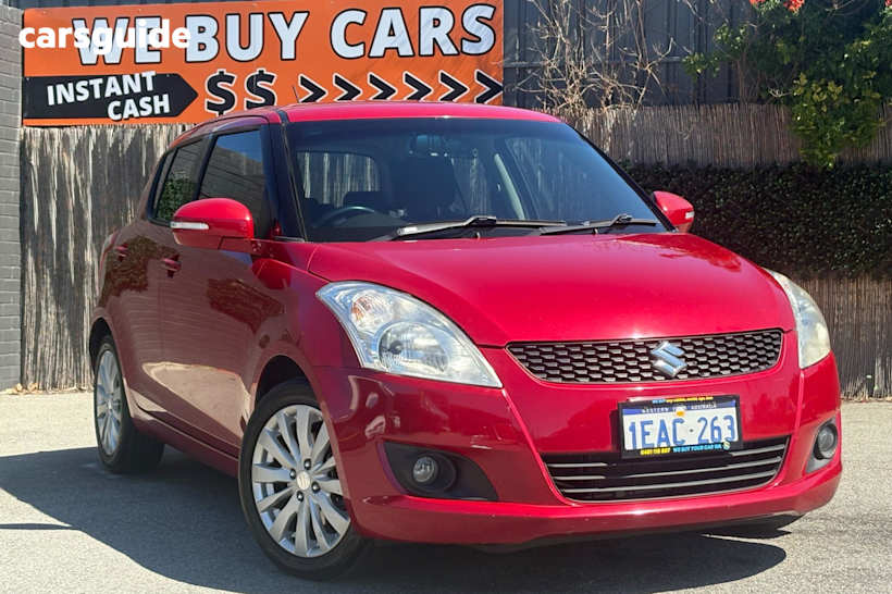 Red 2012 Suzuki Swift Hatch GLX F