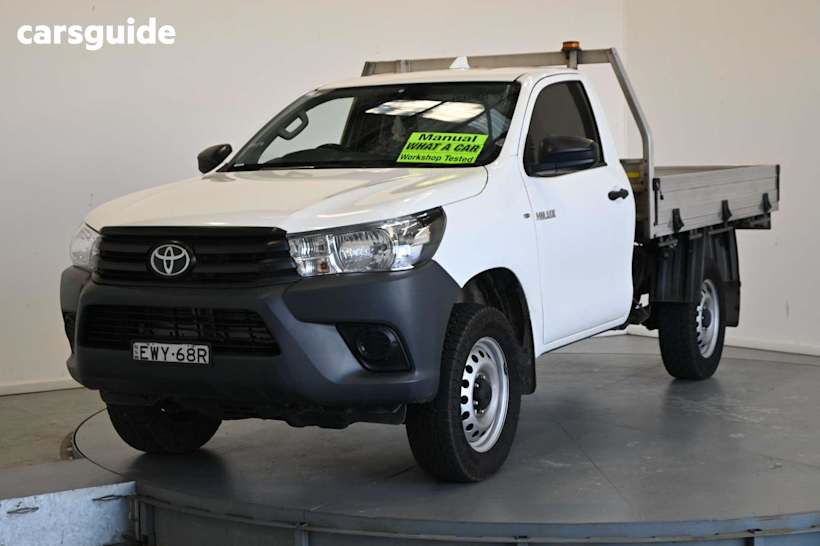 White 2022 Toyota Hilux Ute Tray WORKMATE HI-RIDER R