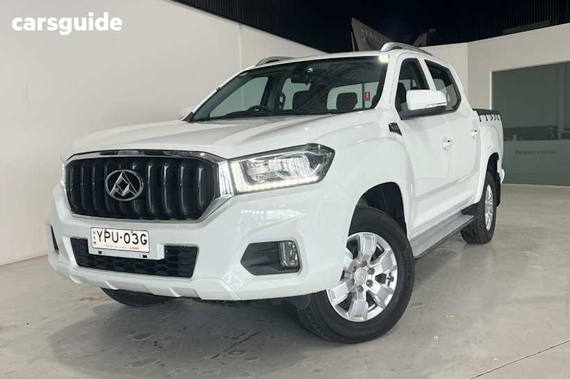 White 2018 LDV T60 Ute Tray PRO 4X4