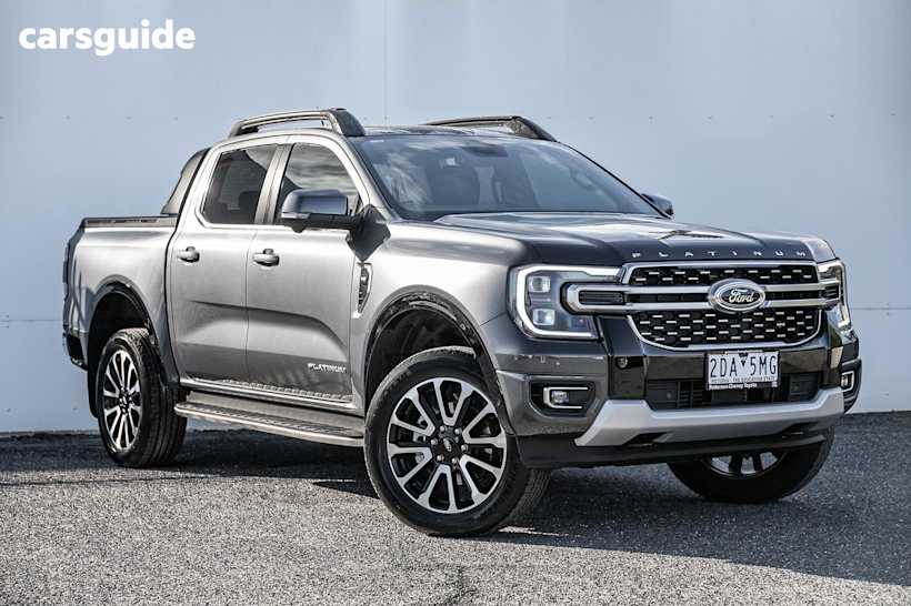 Grey 2024 Ford Ranger Double Cab Pick Up Platinum 3.0 (4X4)
