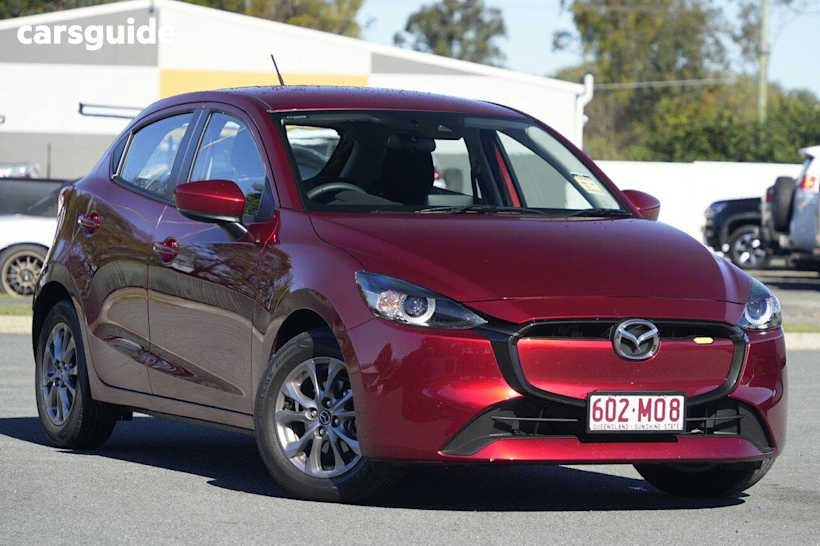 Red 2024 Mazda 2 Hatchback G15 Pure