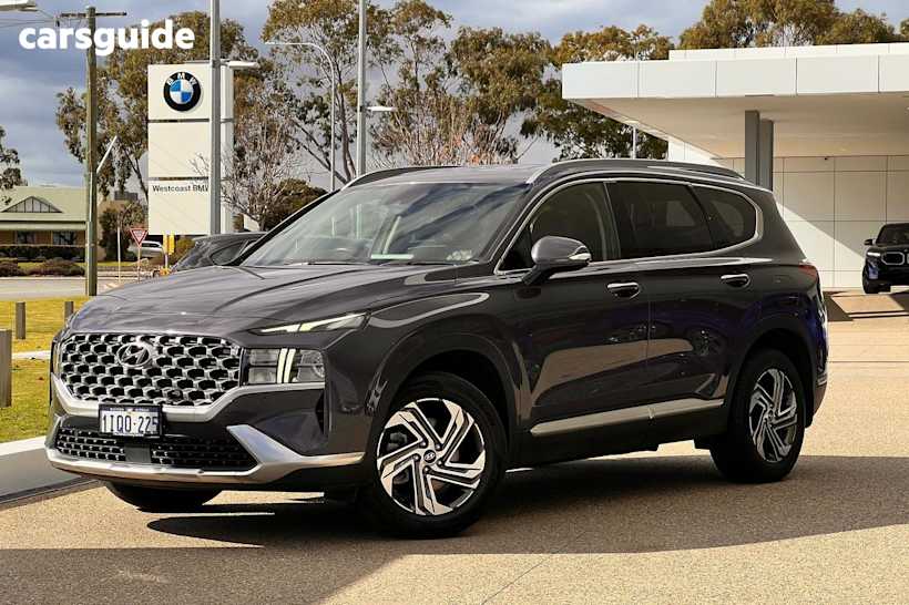 Blue 2022 Hyundai Santa FE SUV ACTIVE F
