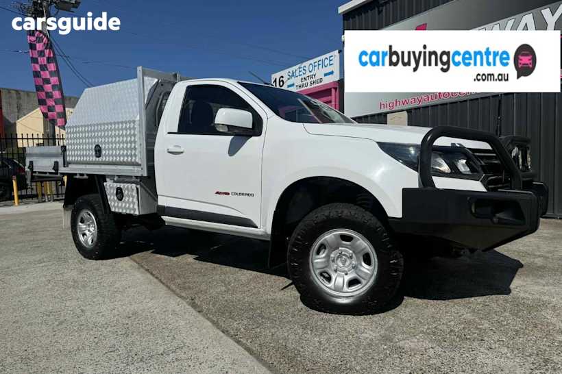 White 2018 Holden Colorado Cab Chassis Ls (4X4)