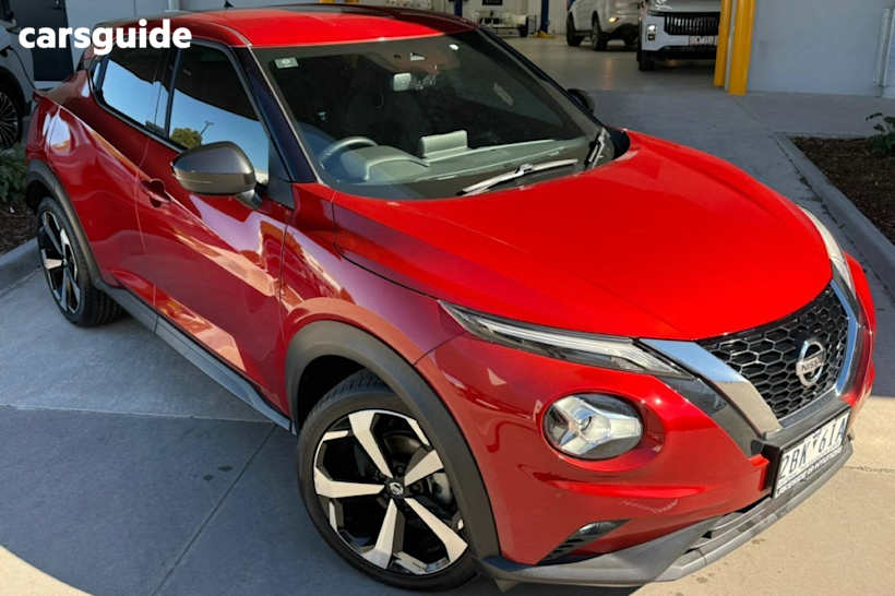 Red 2021 Nissan Juke SUV ST-L F