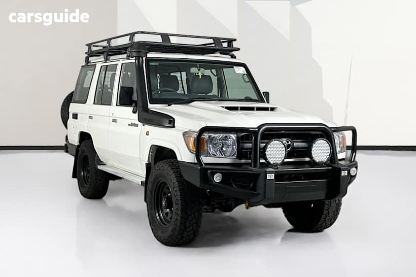 White 2020 Toyota Landcruiser Wagon Workmate (4X4)