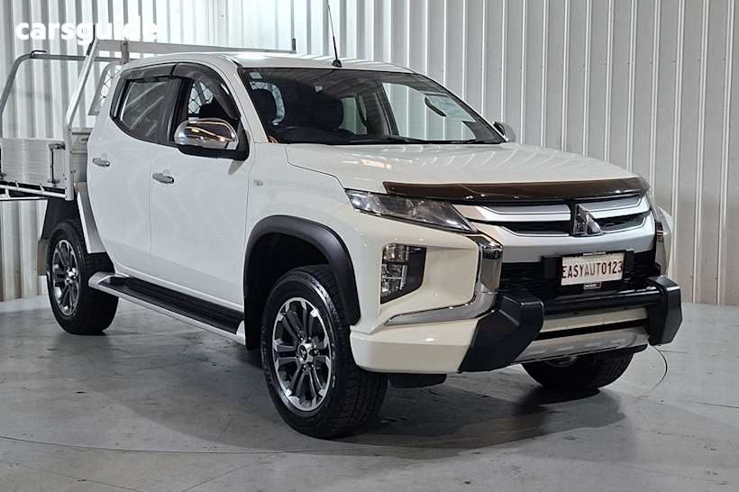 White 2020 Mitsubishi Triton Double Cab Pick Up Glx-R (4X4)