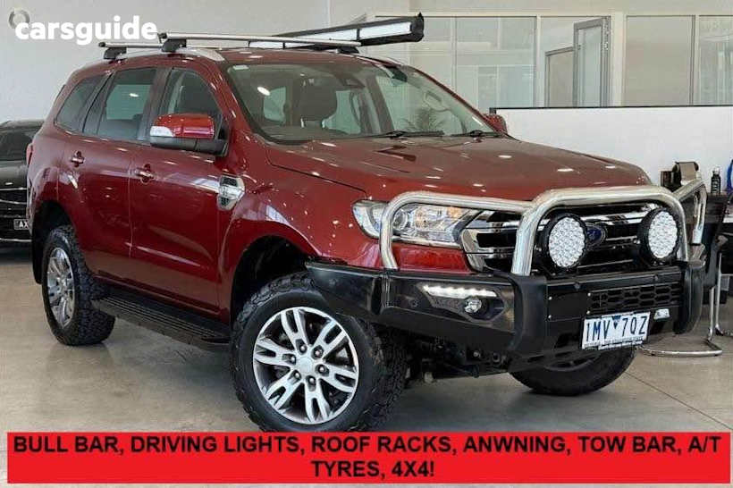 Red 2018 Ford Everest Wagon Trend (4Wd)