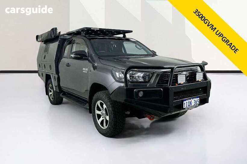 Grey 2021 Toyota Hilux Cab Chassis Sr (4X4)