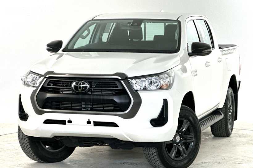 White 2023 Toyota Hilux Ute Tray SR 4X4