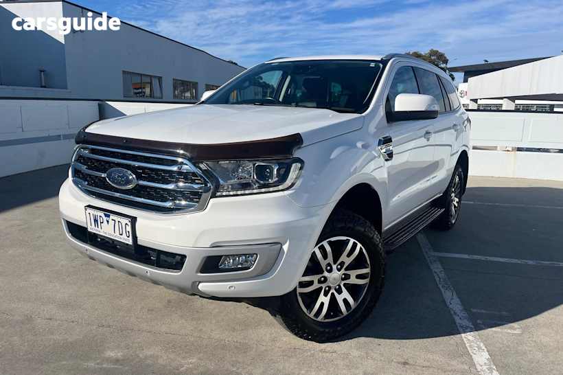White 2020 Ford Everest SUV TREND R